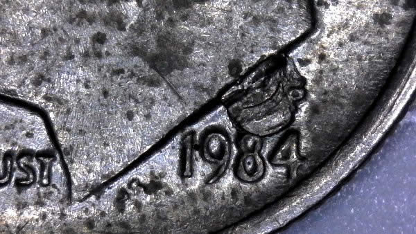 1984-P-Roosevelt-Dime-With-Huge-Die-Chip-Ebay-Purchase!-Paid-3.65-For-It
